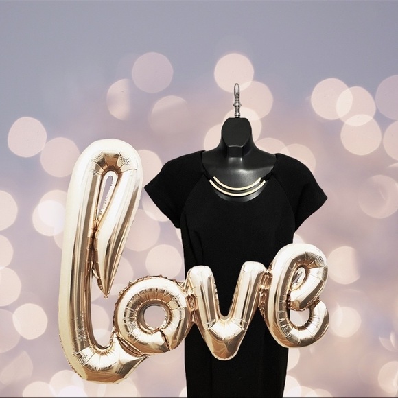Dresses 3 for $50 
Women’s Laura Little Black Gold Statement Dress Size 8 - Picture 2 of 6